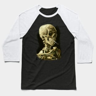 Smoking Cadaver - Vincent Van Gogh: Baseball T-Shirt